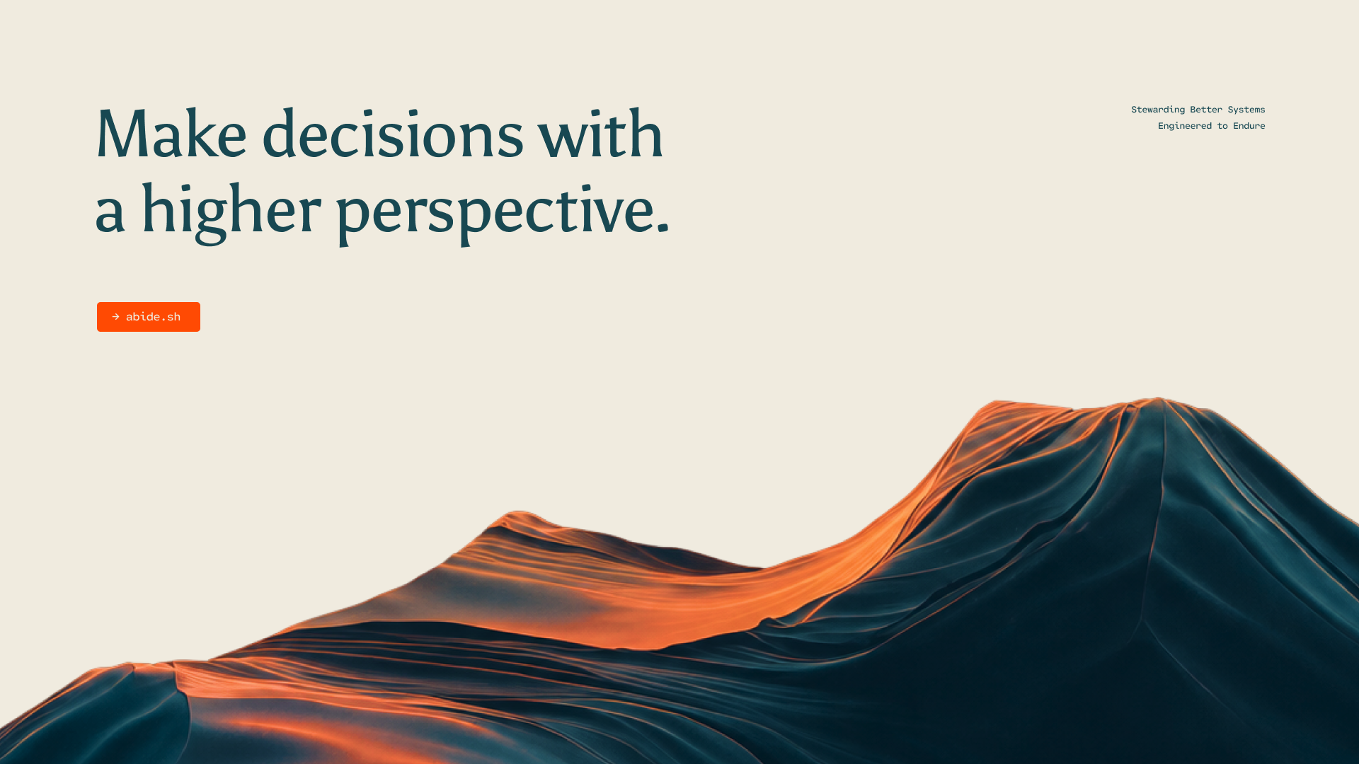 Abide Integrations — Make decisions with a higher perspective